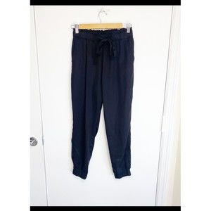 BLACK LIGHTWEIGHT CARGO PANTS SMALL